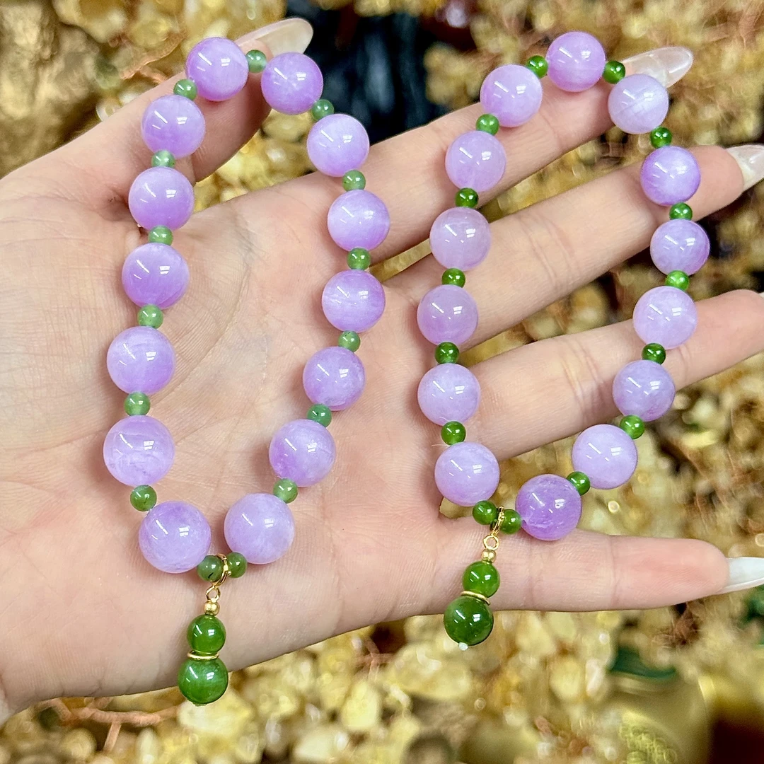 【DL】紫锂辉DIY手串-约10mm（多样性发其一）