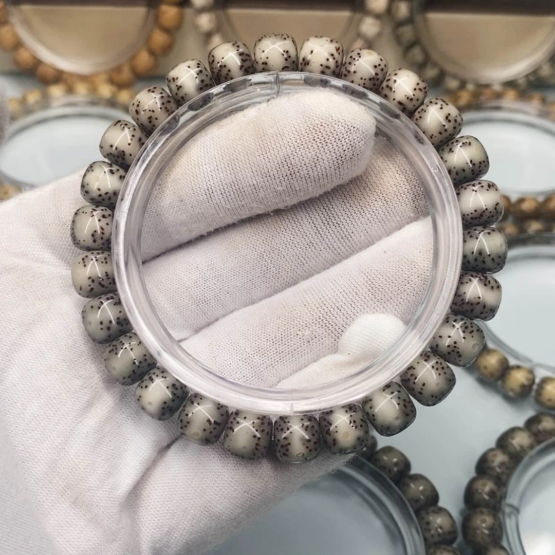 【闪购商品】手串星月菩提9×8一物一图原生态同枝糯冰一线天福利