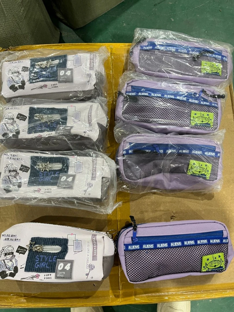 牛津布大容量笔袋