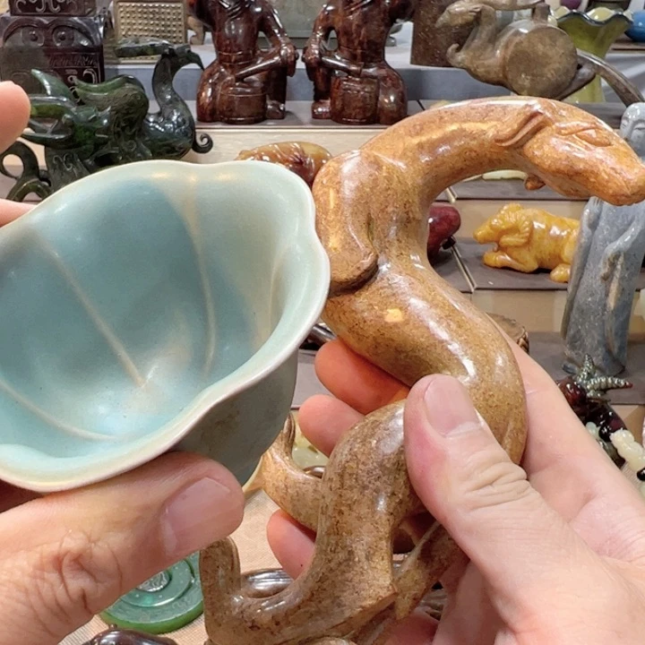 摆件瑞*摆件罐盛宝斋物件