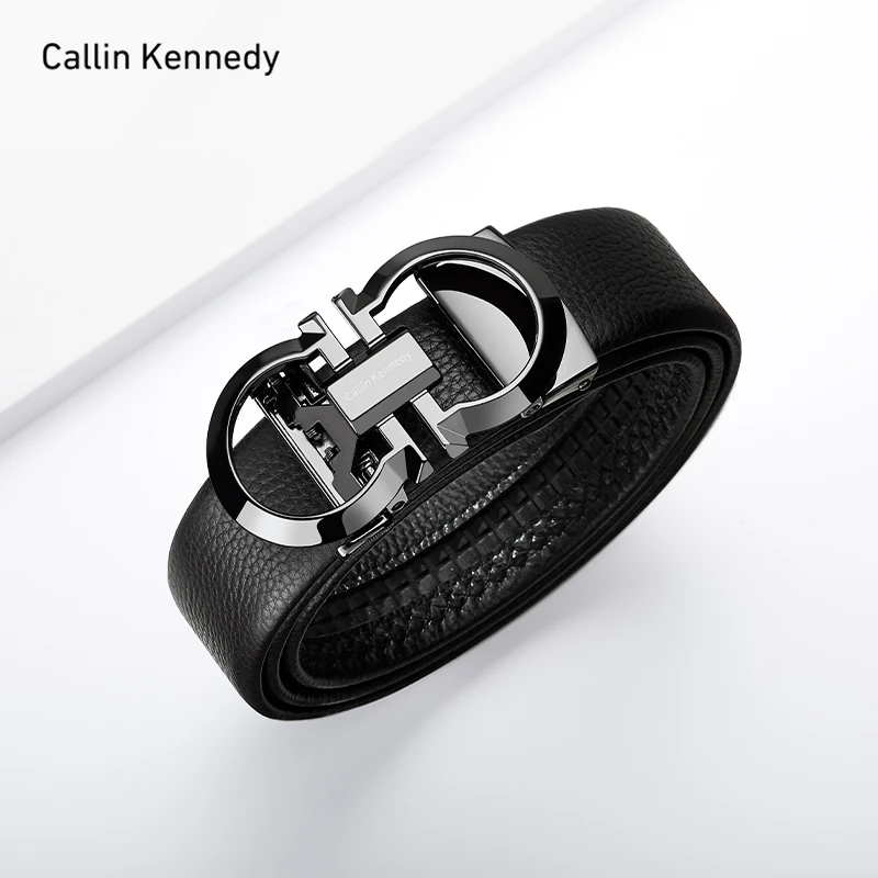 Callin Kennedy皮带男士真皮100%牛皮爆款2025新款百搭正品裤腰带