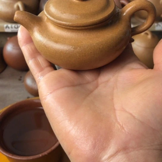 紫砂茶壶黄金段泥仿古120豪升