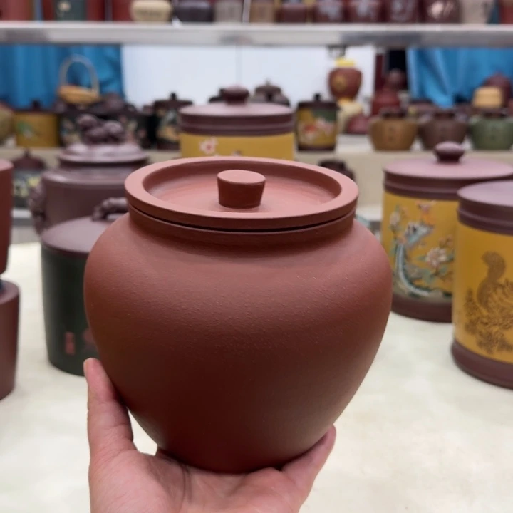 紫砂茶叶罐微瑕清仓孤品漏不退不换