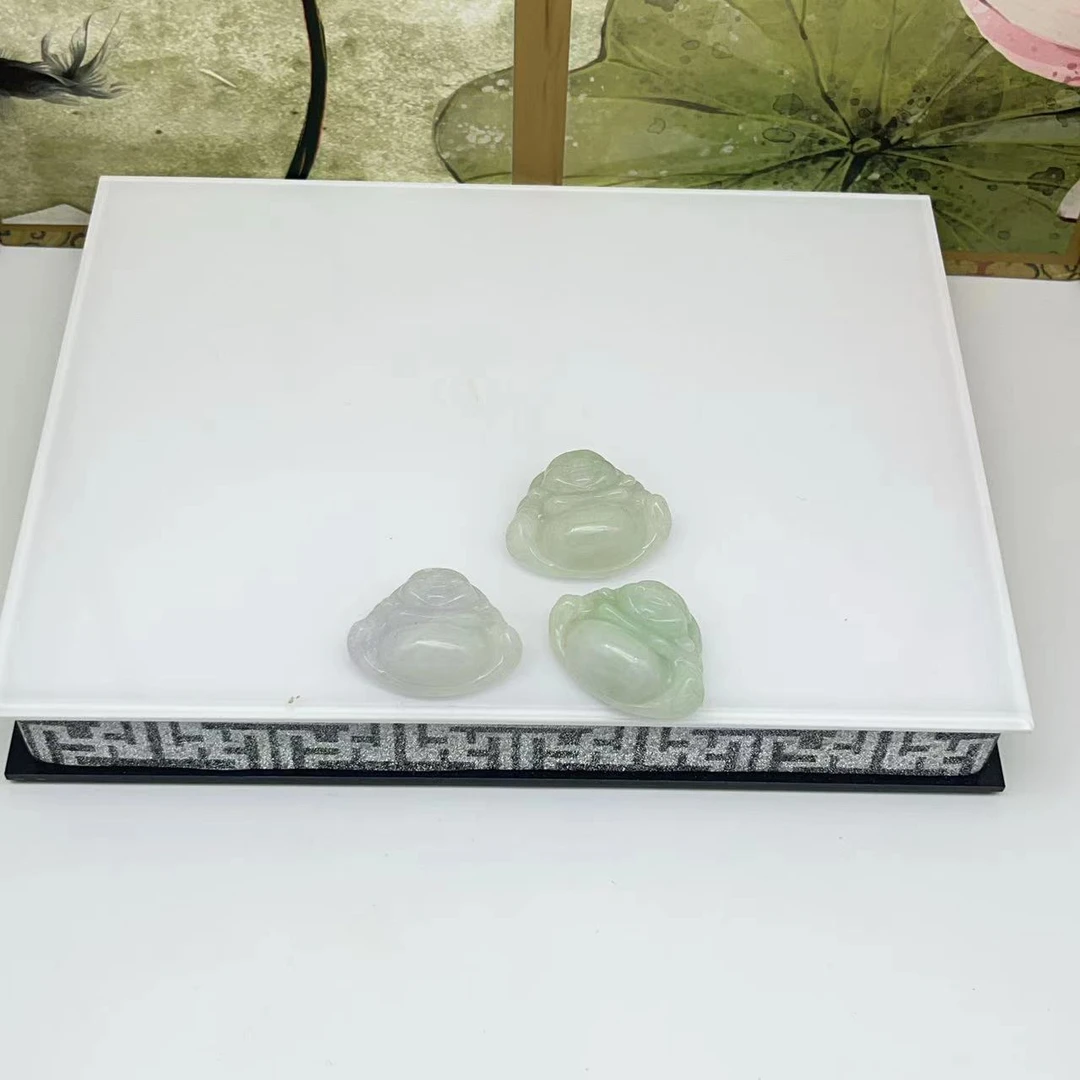 天然缅甸a货翡翠佛公吊坠 C427—多样性发一件