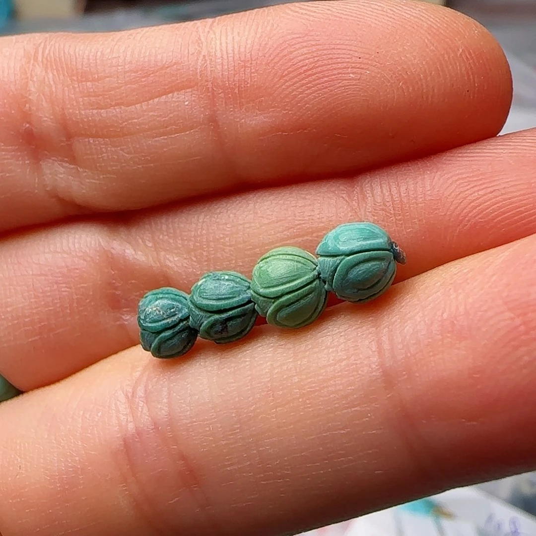 绿松石珠宝半成品未镶嵌