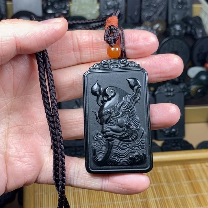 和田玉（青玉）未镶嵌颈饰