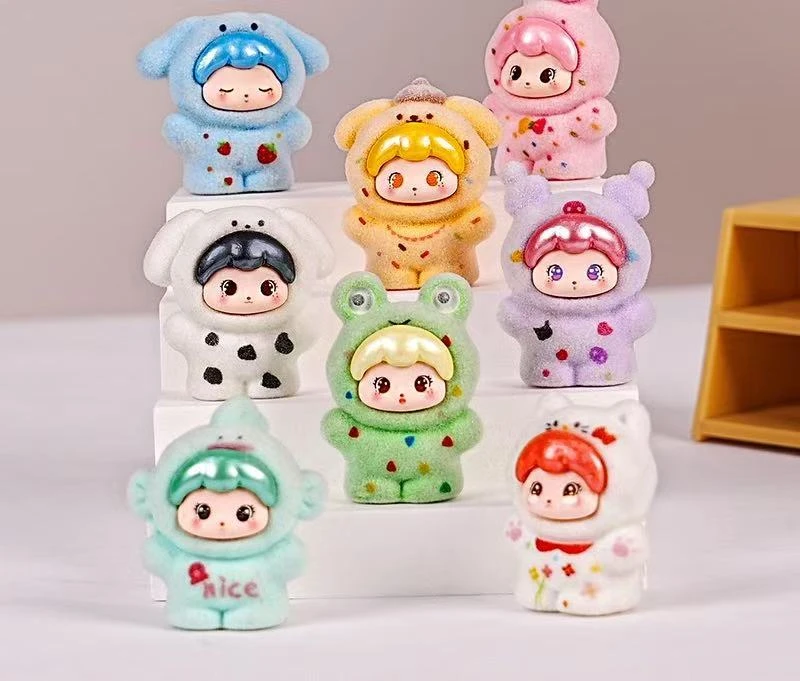 复制单22：40植绒三丽欧萌粒可爱微景观摆件