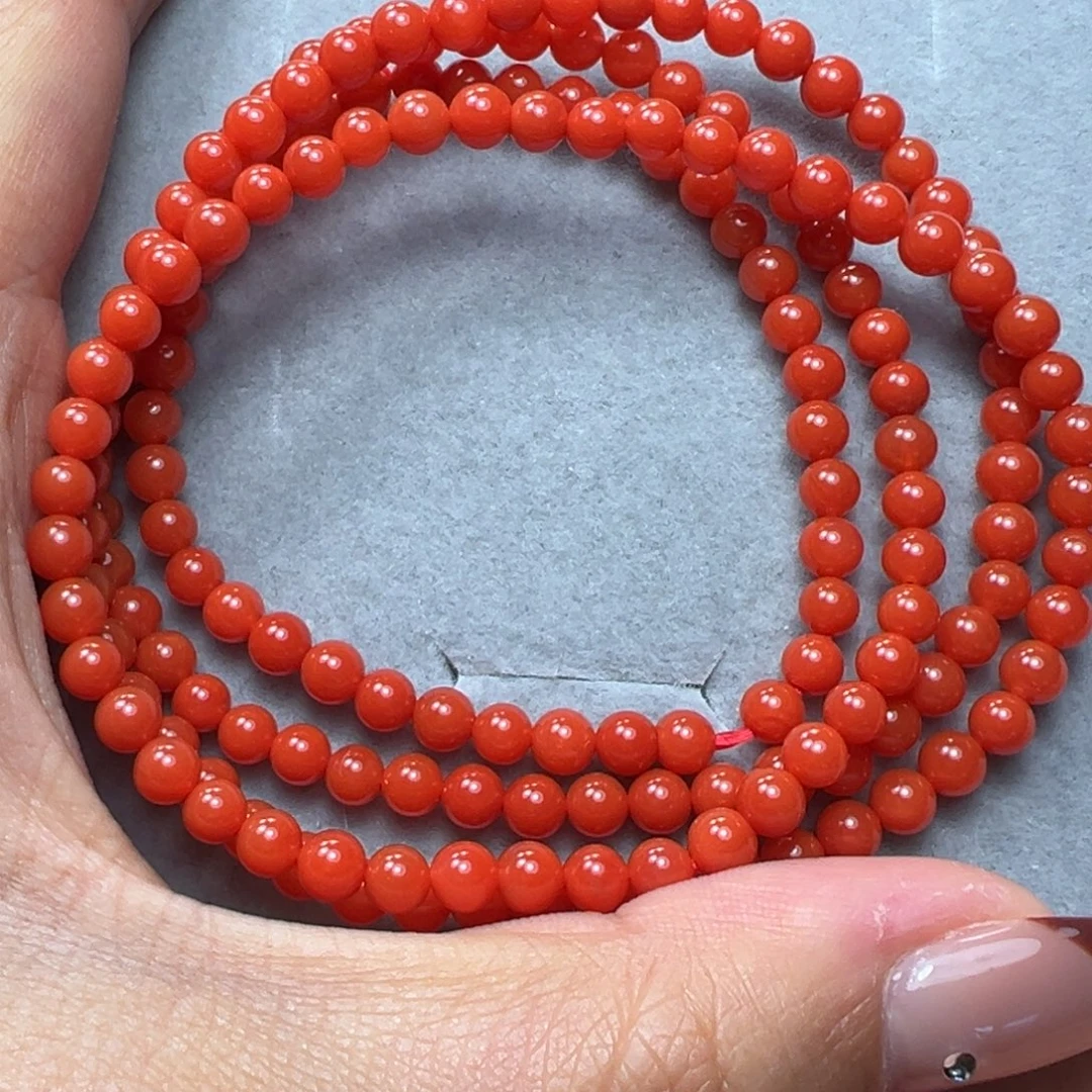 南红玛瑙未镶嵌手串