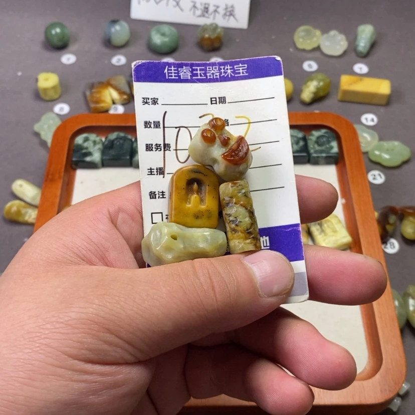 【闪购商品】未镶嵌岫玉吊坠(不含链)別*