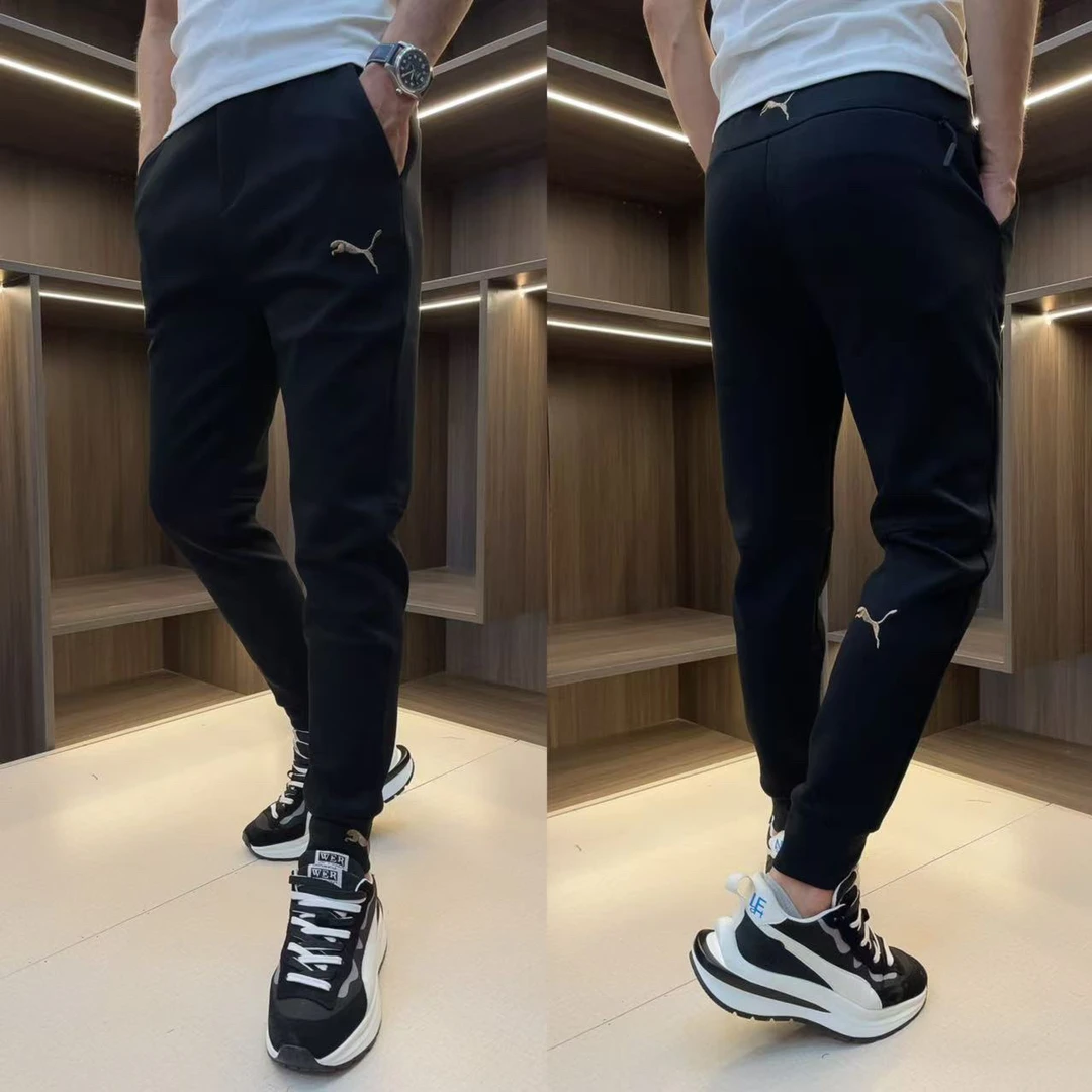 秋季新款刺绣百搭男士休闲裤.（6607）