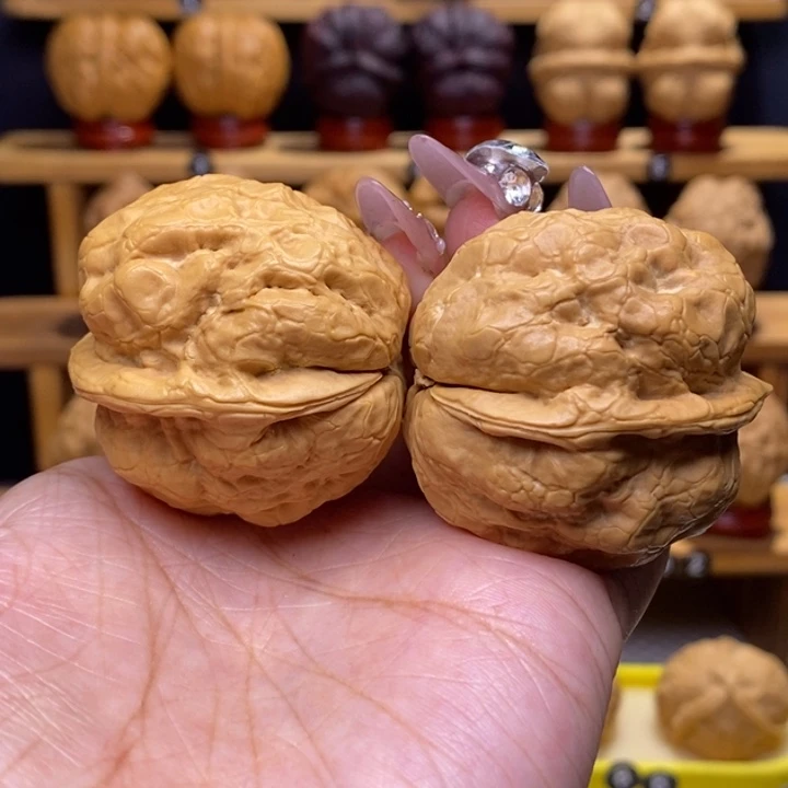 小***材文玩核桃把件金蟾疙瘩包41➕尺3号