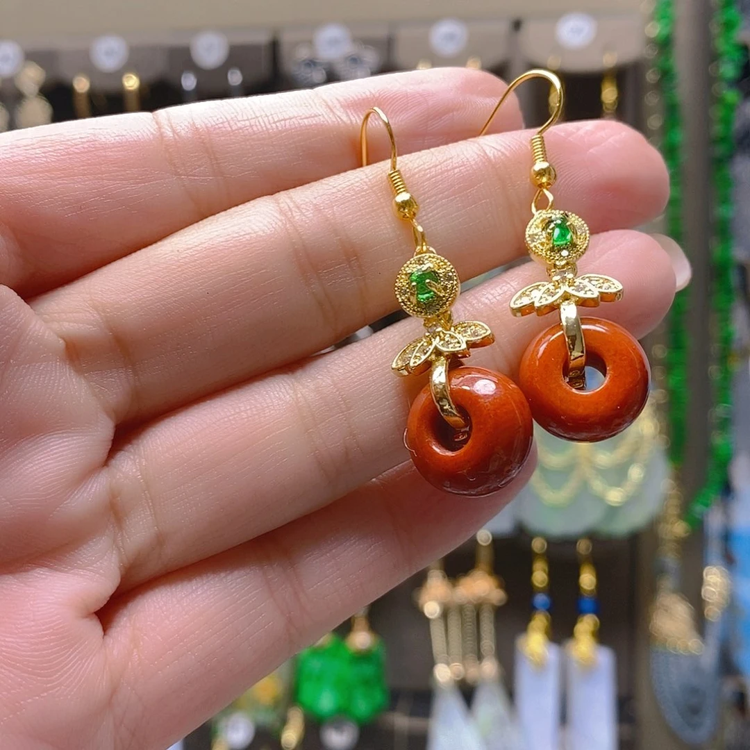 未镶嵌翡翠耳饰翡翠