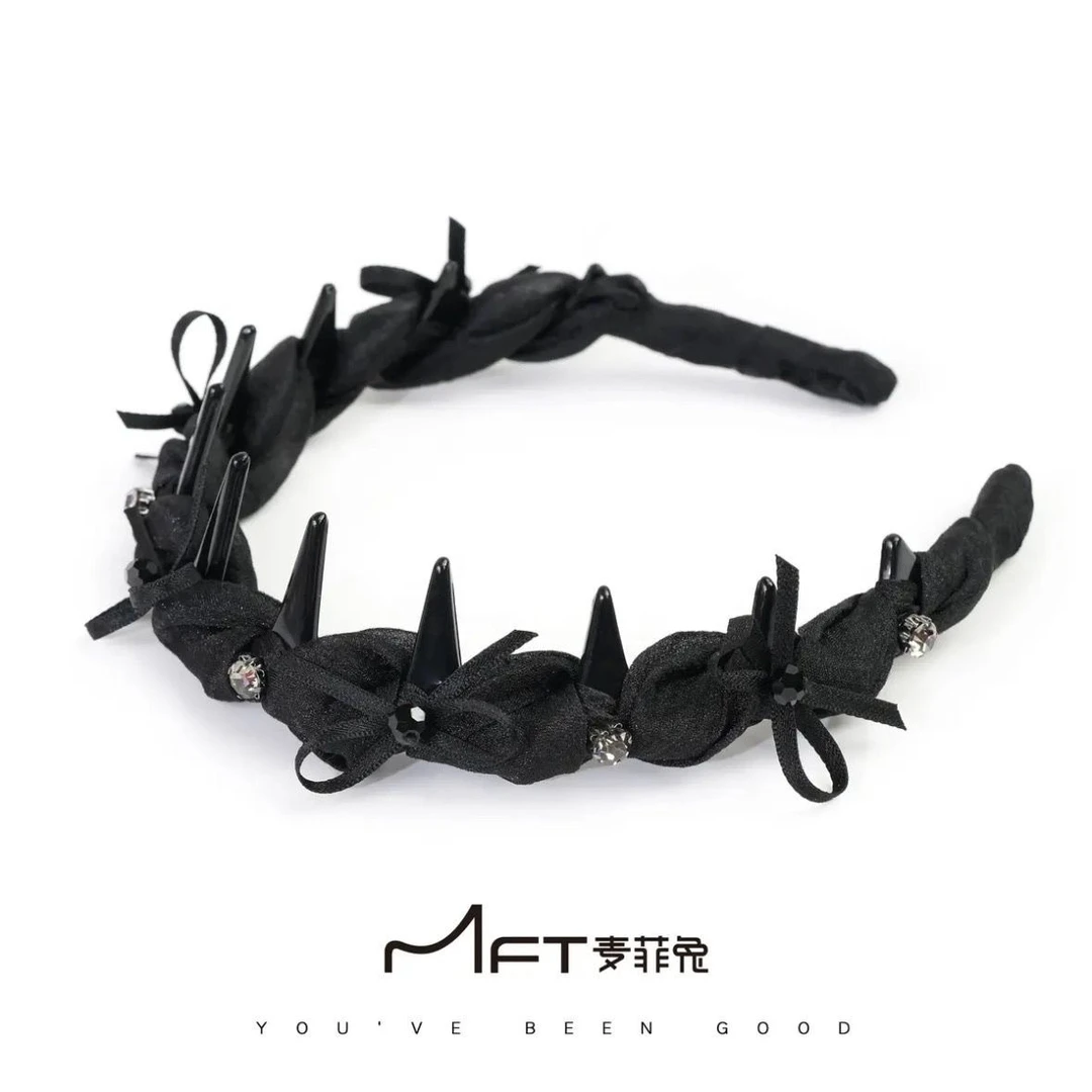 时尚气质发箍女2025新款蝴蝶结发饰高级感洗脸压发头箍带齿防滑女