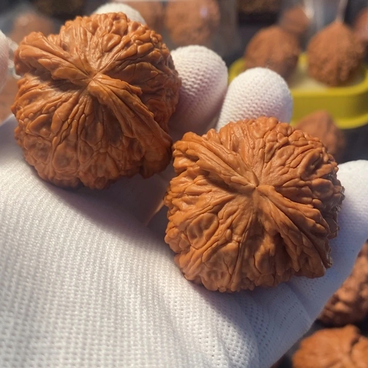 文玩核桃吊坠45白狮子