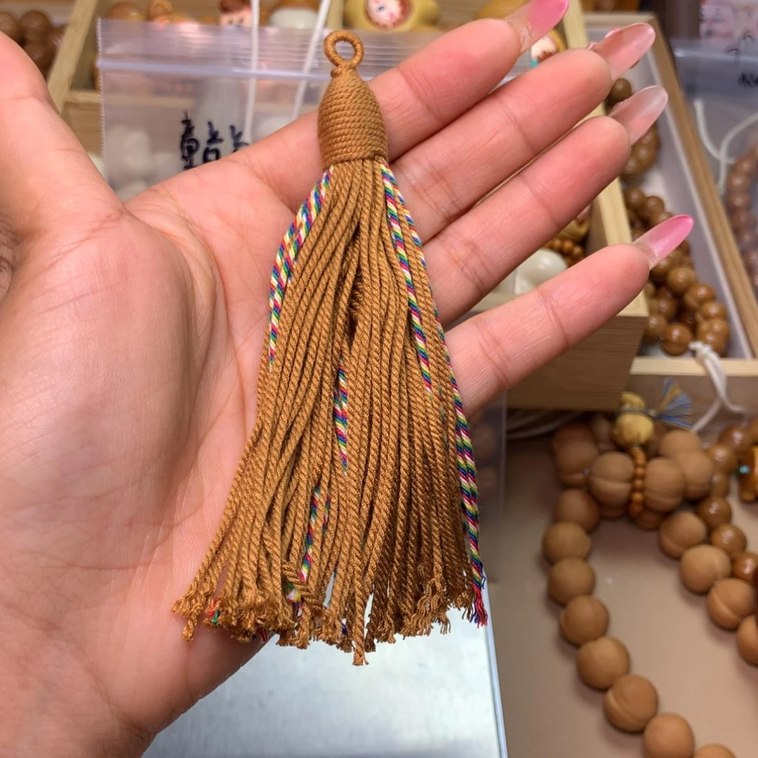 猴头核桃手串金流苏