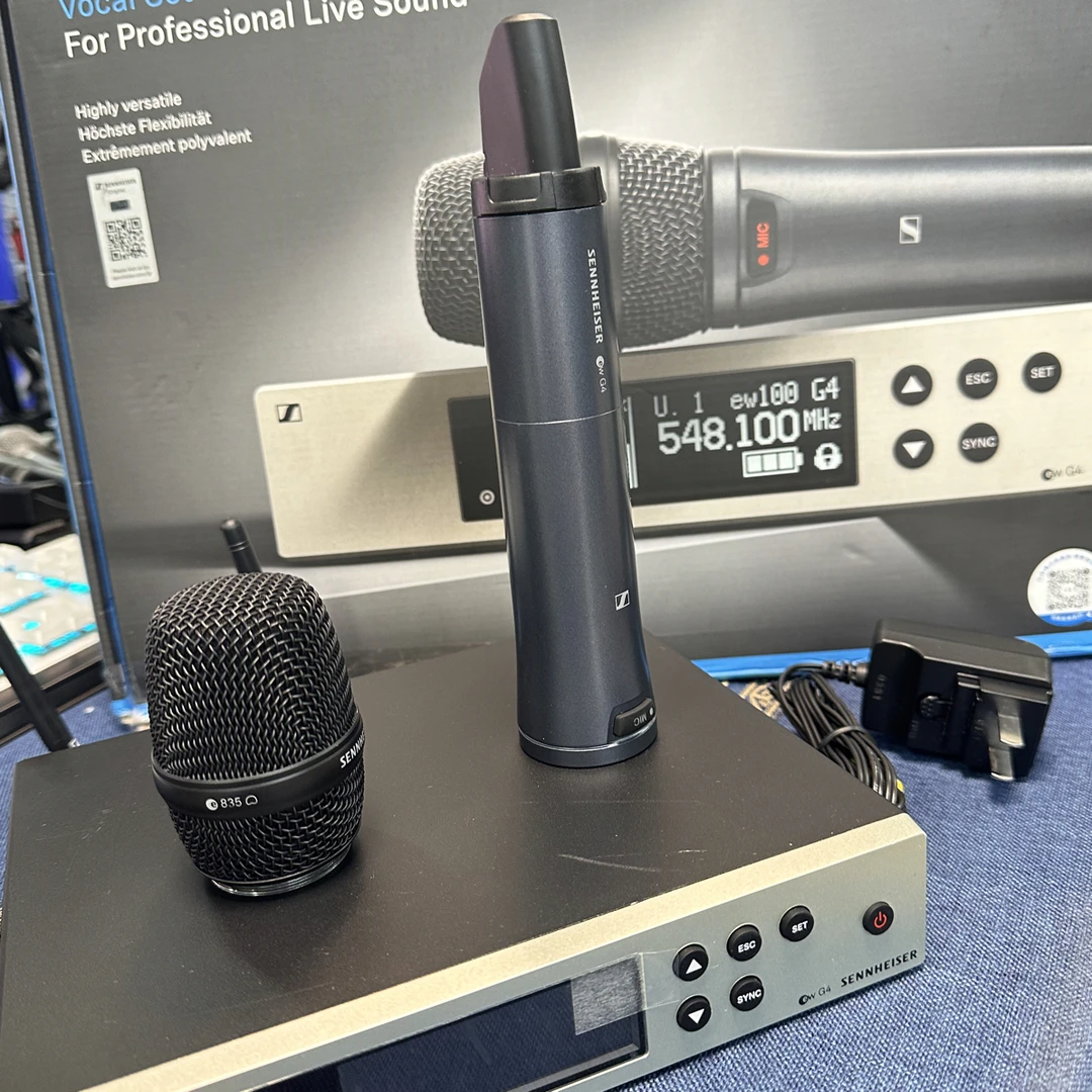 99新 森海赛尔 w100g4配835音头全套包装99新一年保 不支持 适用