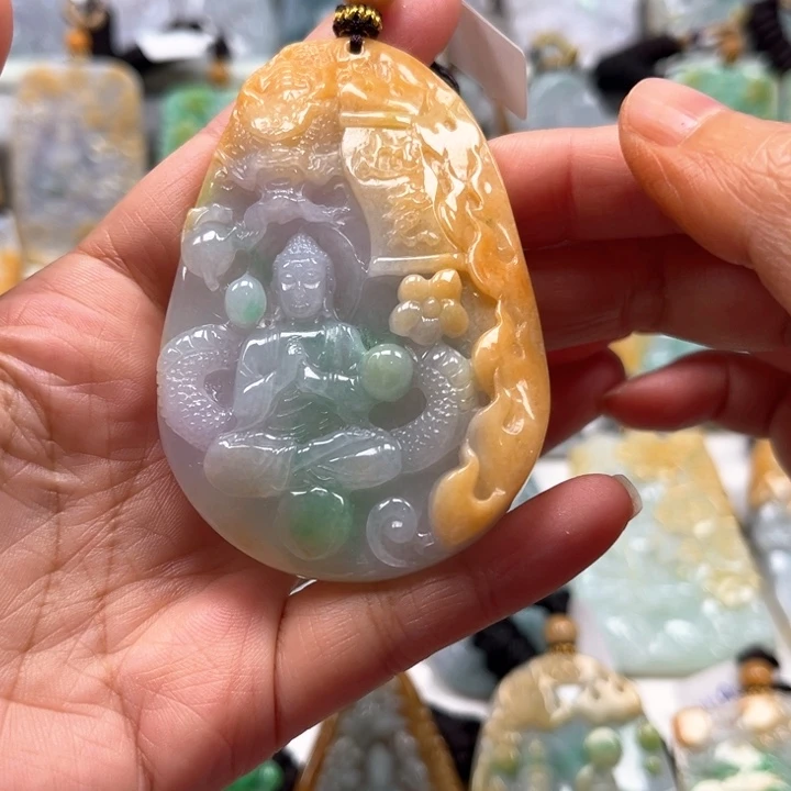嘉***张翡翠未镶嵌挂件挂件