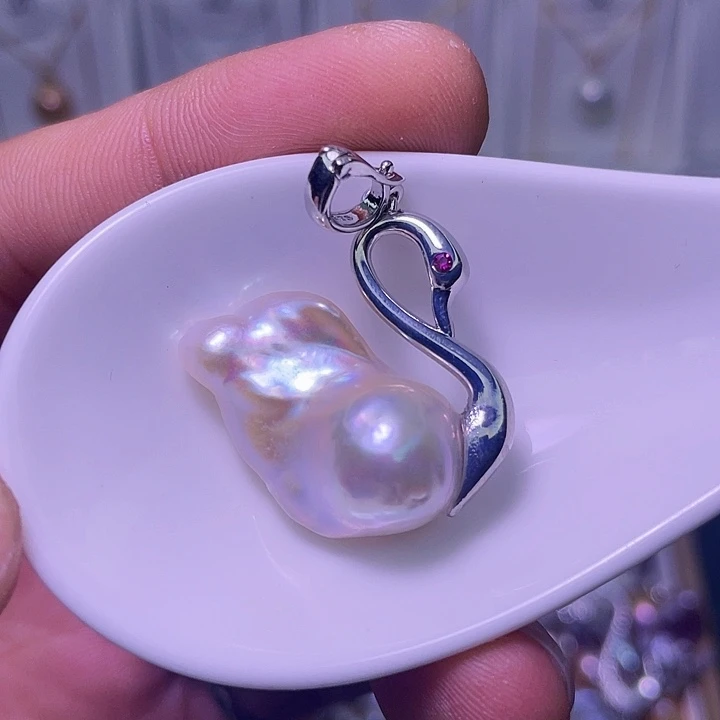颈饰合金淡水珍珠47