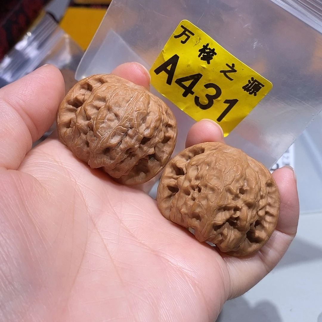 吊坠文玩核桃41全品野狼……