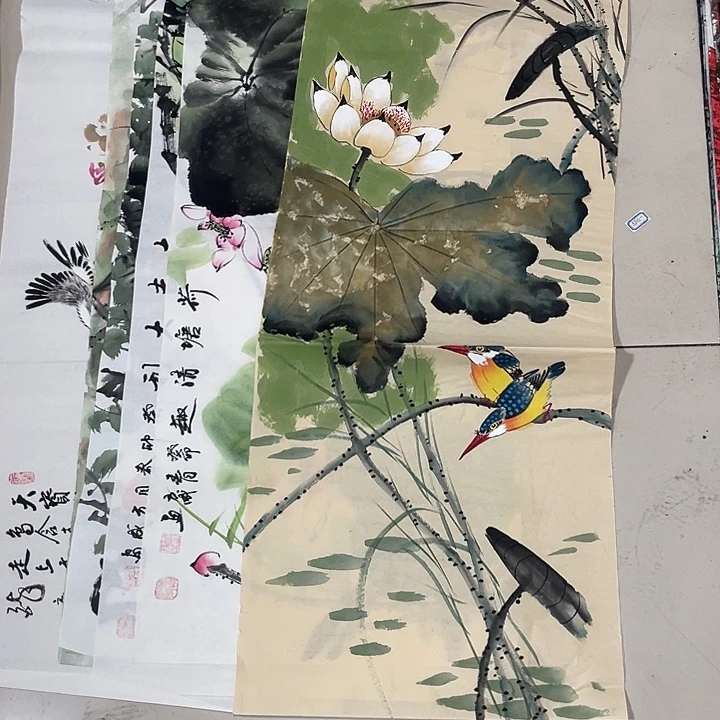 国画用****6国画国画四尺对开
