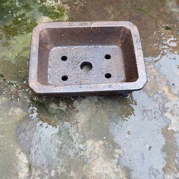 红陶人**茶杨冬益紫砂花盆