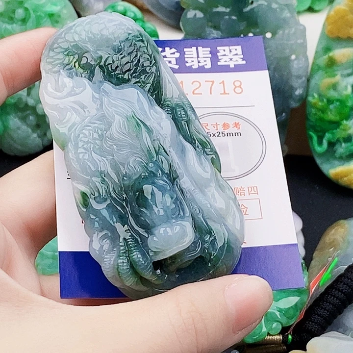 梦***想翡翠未镶嵌吊坠(不含链)