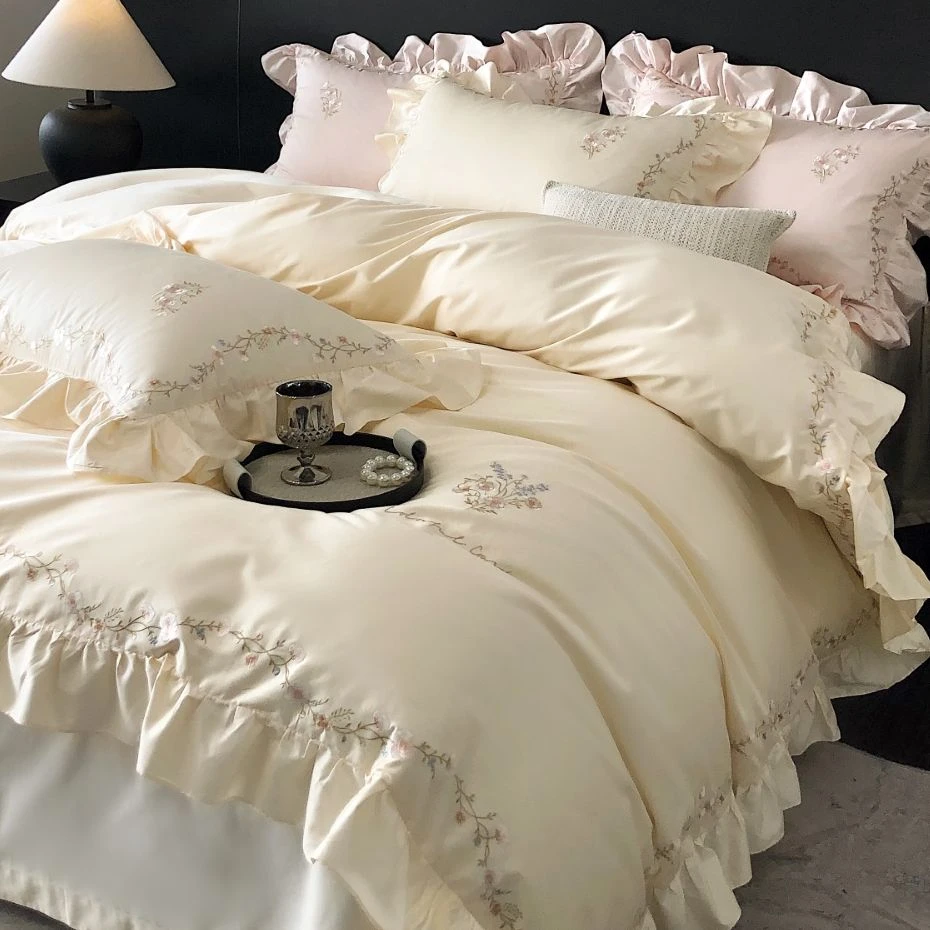 POCKET PIG/布袋猪DK设计-【艾莉莎】高支高密全棉四件套