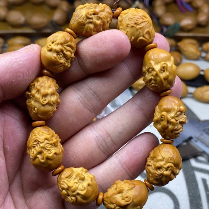 橄榄核手串/手链橄榄核雕工艺手串