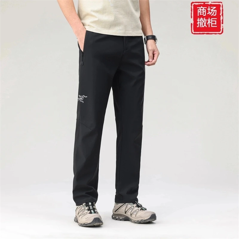 奥莱折扣鸟家款伞兵工装长裤大码男士休闲裤运动潮夏季薄款直筒裤
