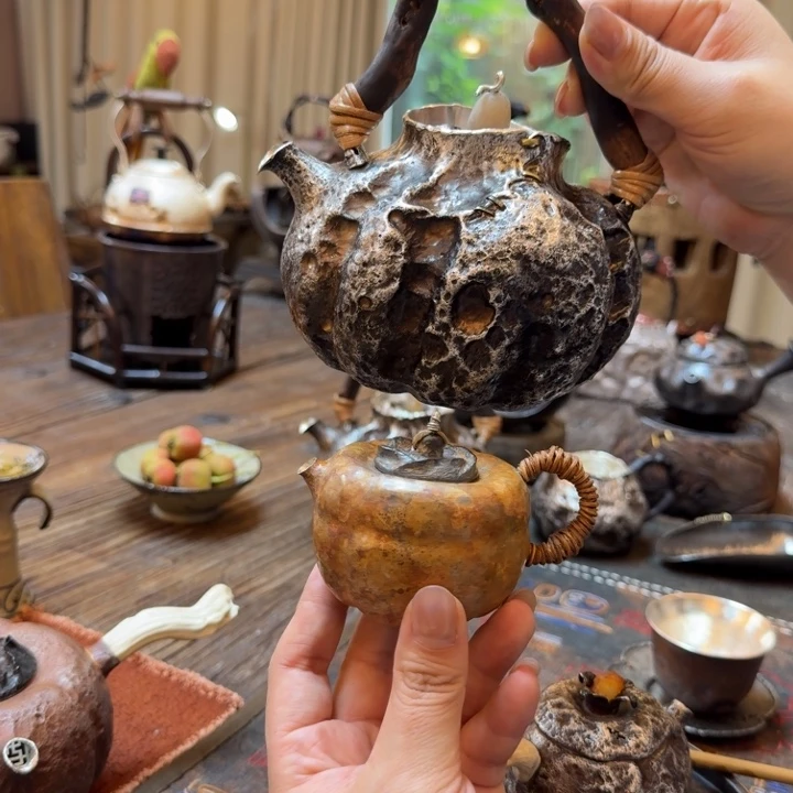 珍***惜南瓜壶加柿子壶一套茶具