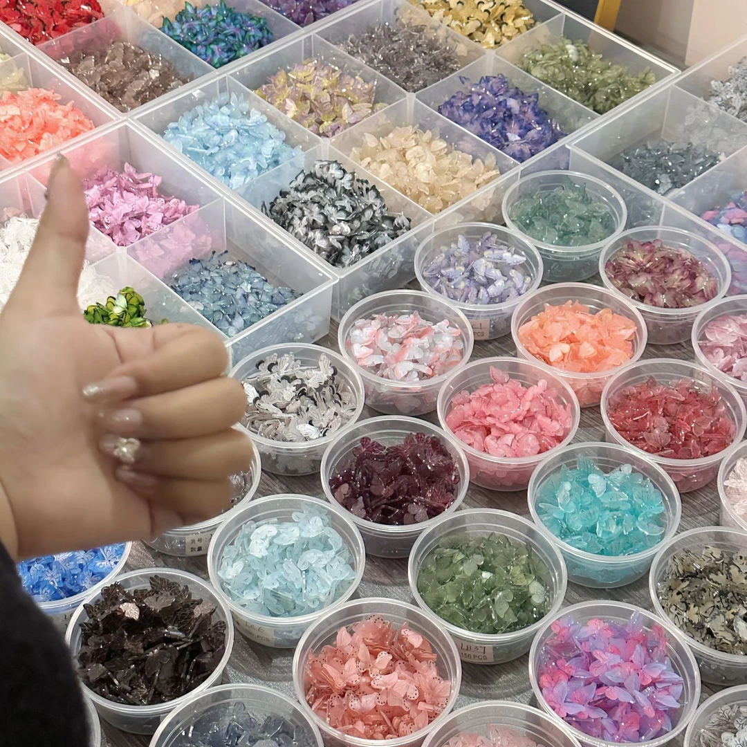 【一寻DIY】热缩蝴蝶DIY配件手工串珠