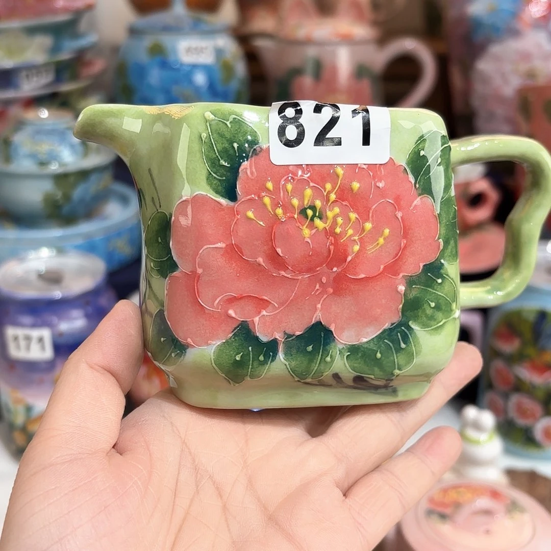 景德镇手绘高温釉下彩陶瓷茶具