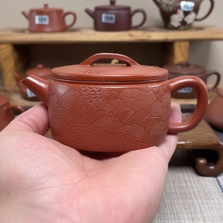用***3茶壶紫砂原矿手工紫砂壶