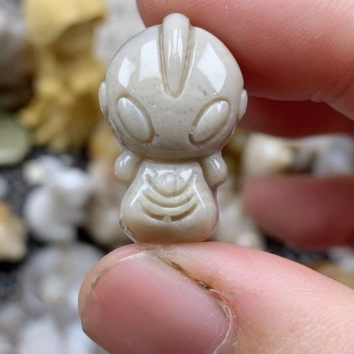 颈饰未镶嵌硅化珊瑚（珊瑚玉）小