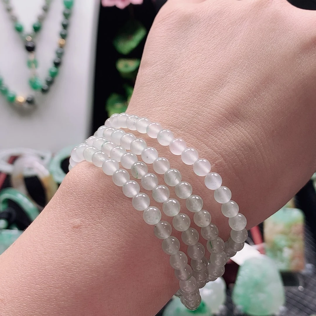 石英质玉未镶嵌项链