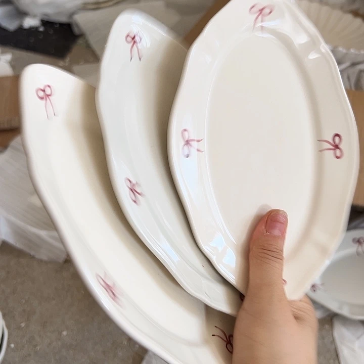 瓷片蝴蝶结恶蝴蝶6个