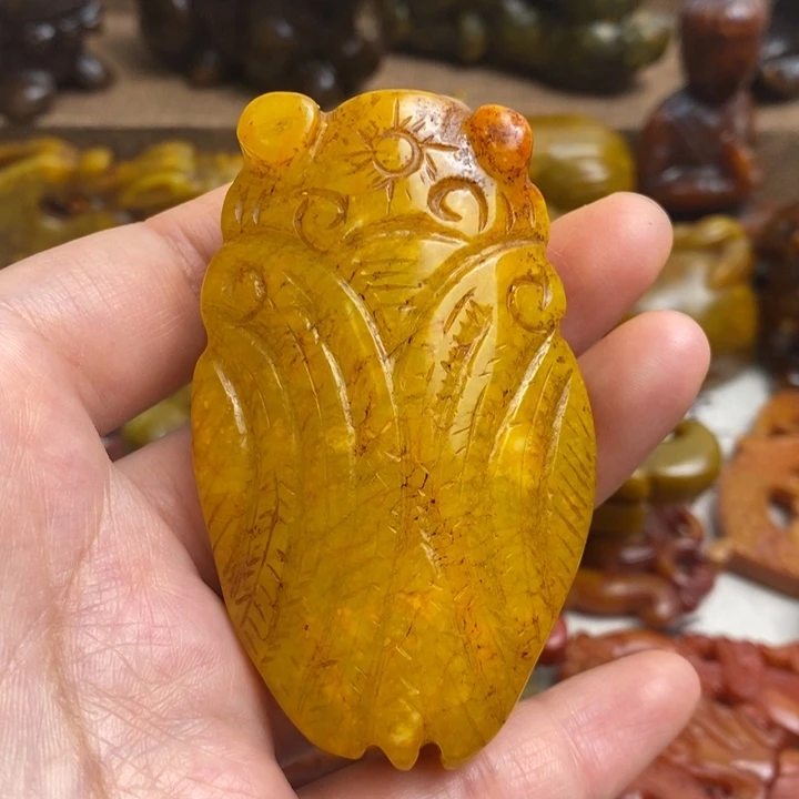 蛇纹石玉未镶嵌颈饰121