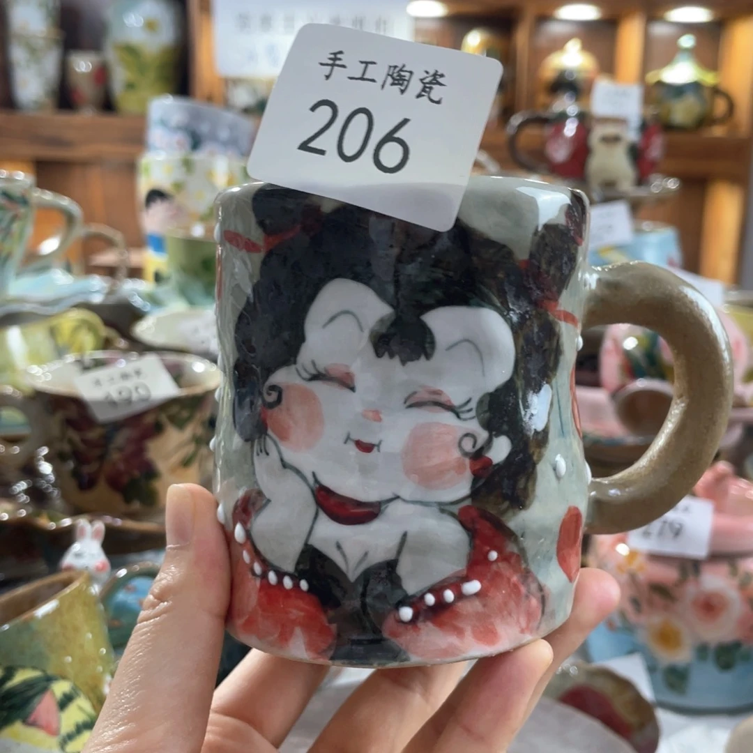 景德镇手工陶瓷杯206