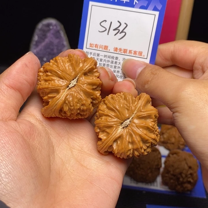 吊坠文玩核桃42全品白狮子s133