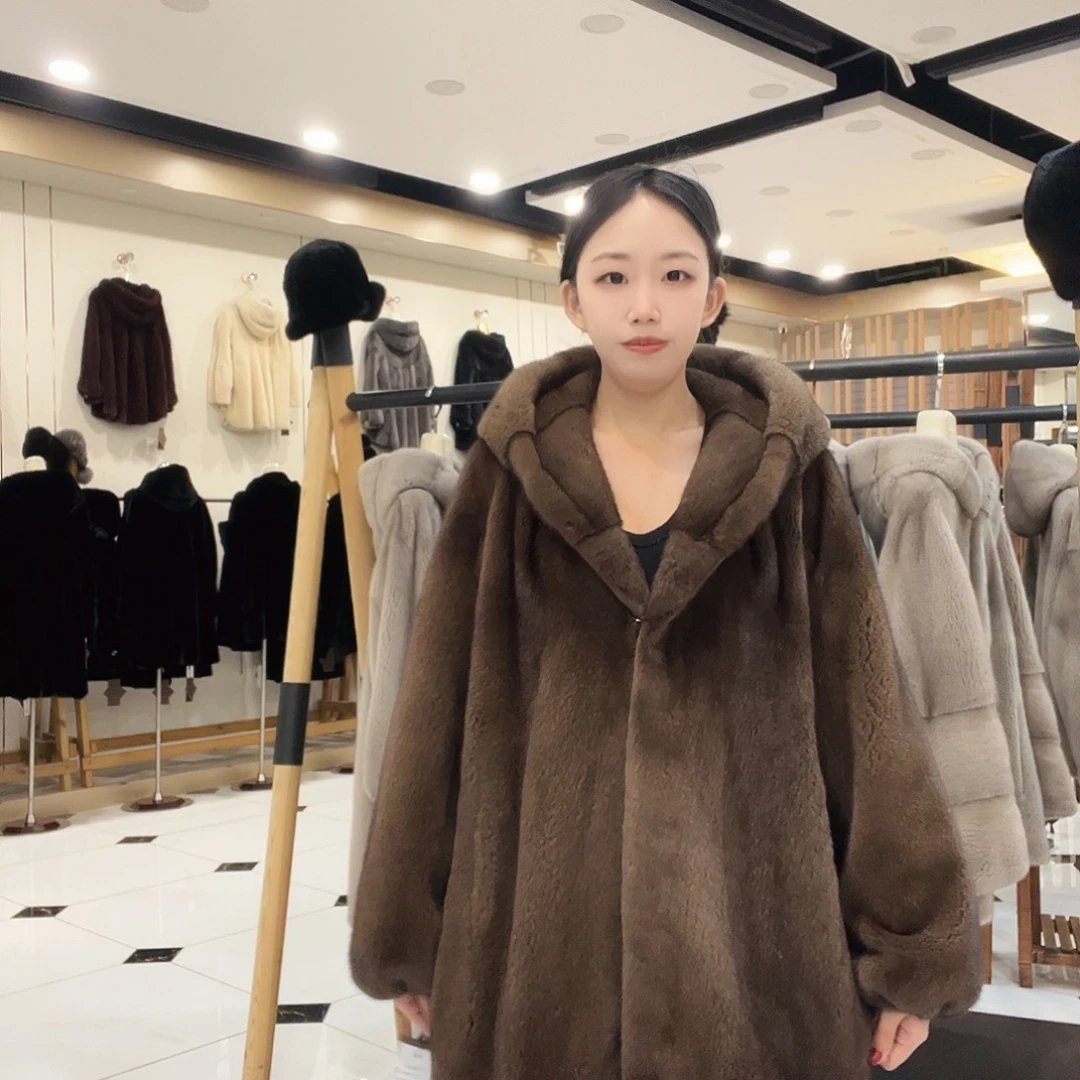 2596咖色帽款80长