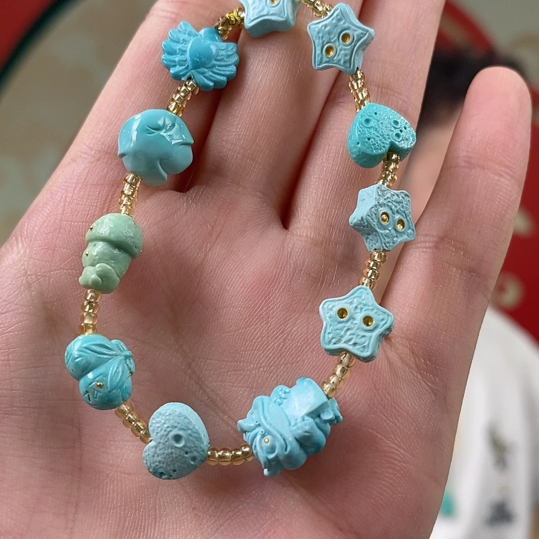 绿松石未镶嵌珠宝奇石