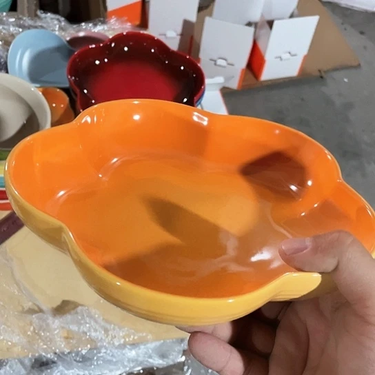 盘外贸单1个陶瓷陶瓷8,5英寸