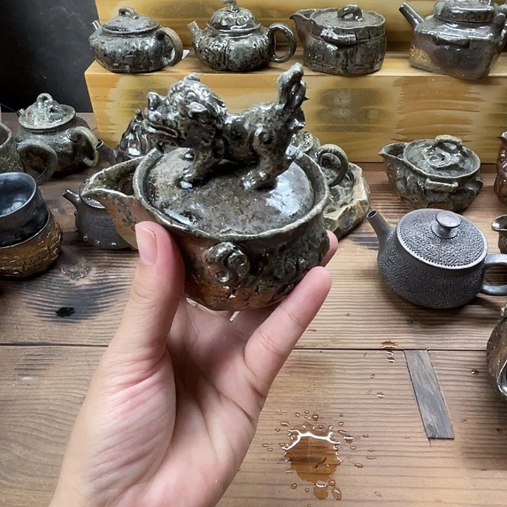 柴烧茶器福利茶壶