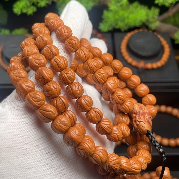 寂***语吊坠桃核精品脖挂