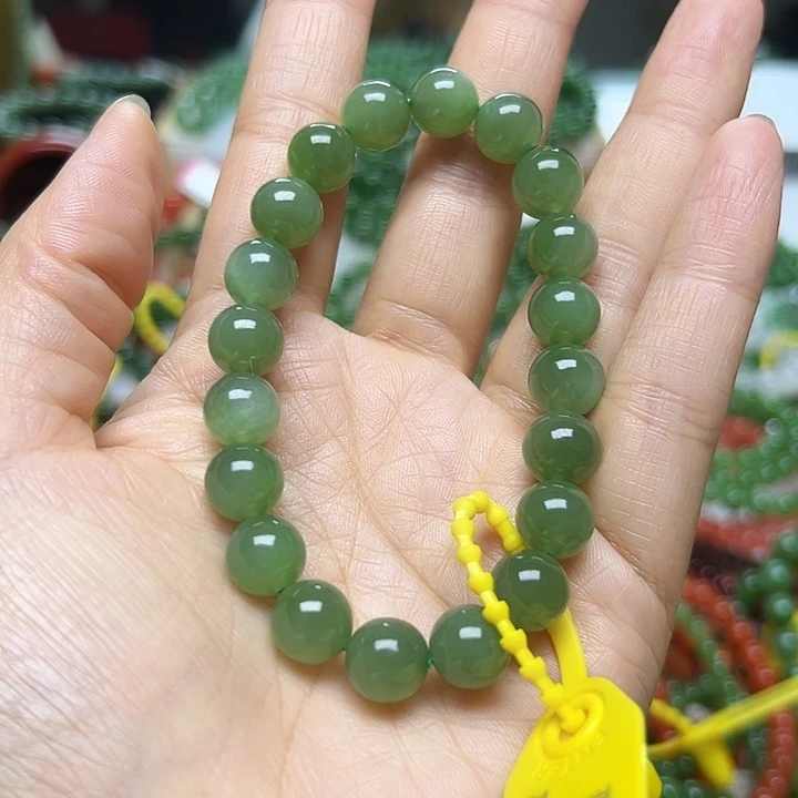 和田玉（碧玉）未镶嵌手串