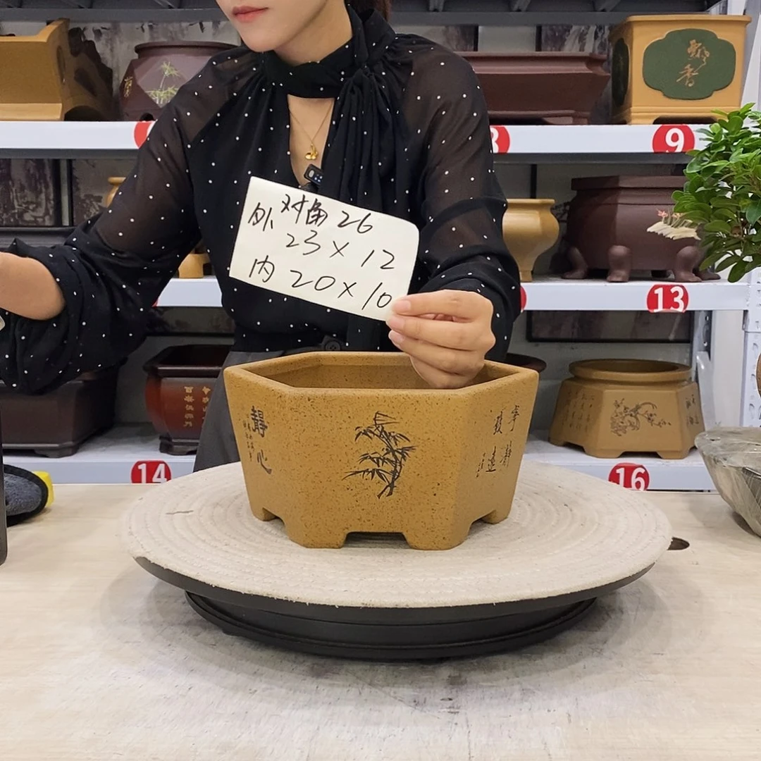 紫砂花盆紫砂花盆