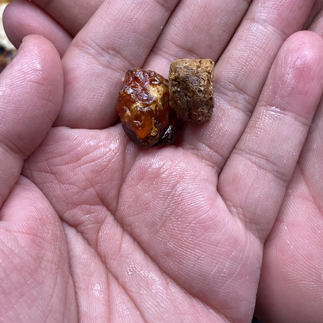 就***头定制琥珀未镶嵌定制