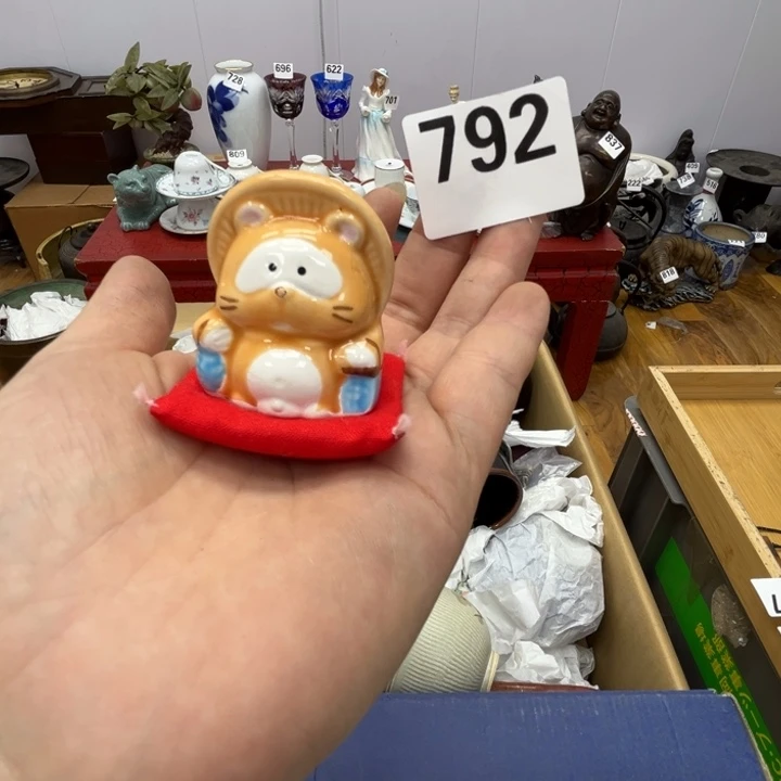 瓷片呀工艺品摆件瓷器摆件正能量
