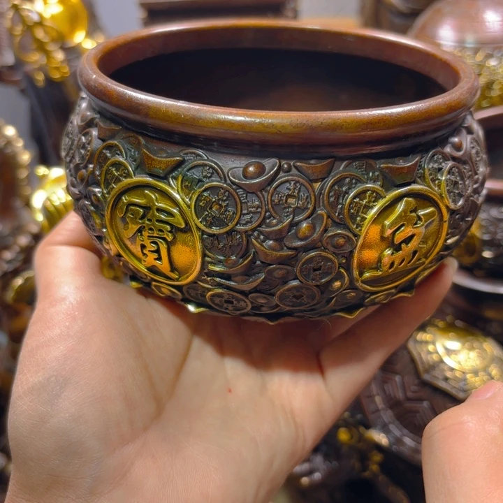 铜器摆件收收藏藏