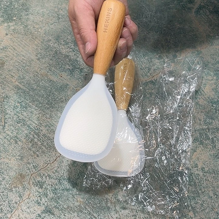 韩国金家木柄米饭铲